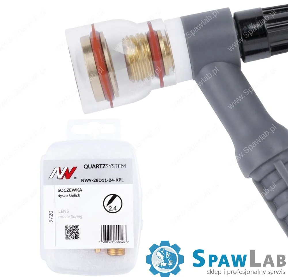 Spartus QUARTZSystem - Soczewka dysza kielich 9/20 [na elektrodę 2.4mm]