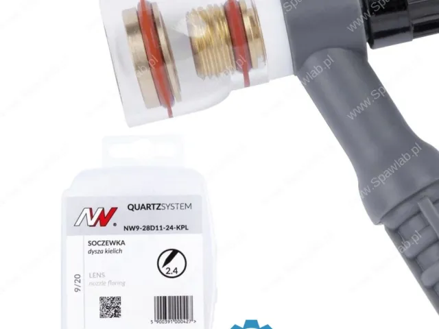 Spartus QUARTZSystem - Soczewka dysza kielich 9/20 [na elektrodę 2.4mm]