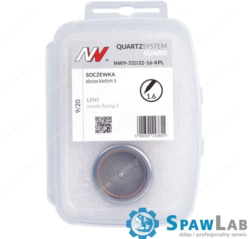 Spartus QUARTZSystem - Soczewka dysza kielich GUARD S #16 [na elektrodę 1.6mm], zdjęcie 5