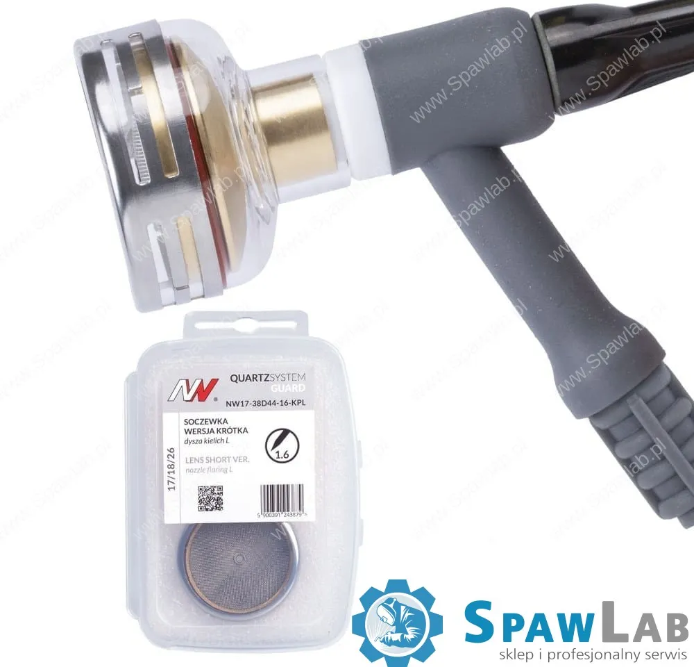 Spartus QUARTZSystem - Soczewka wersja krótka dysza kielich GUARD L #24 [na elektrodę 1.6mm]