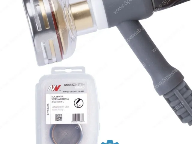 Spartus QUARTZSystem - Soczewka wersja krótka dysza kielich GUARD L #24 [na elektrodę 2.4mm]