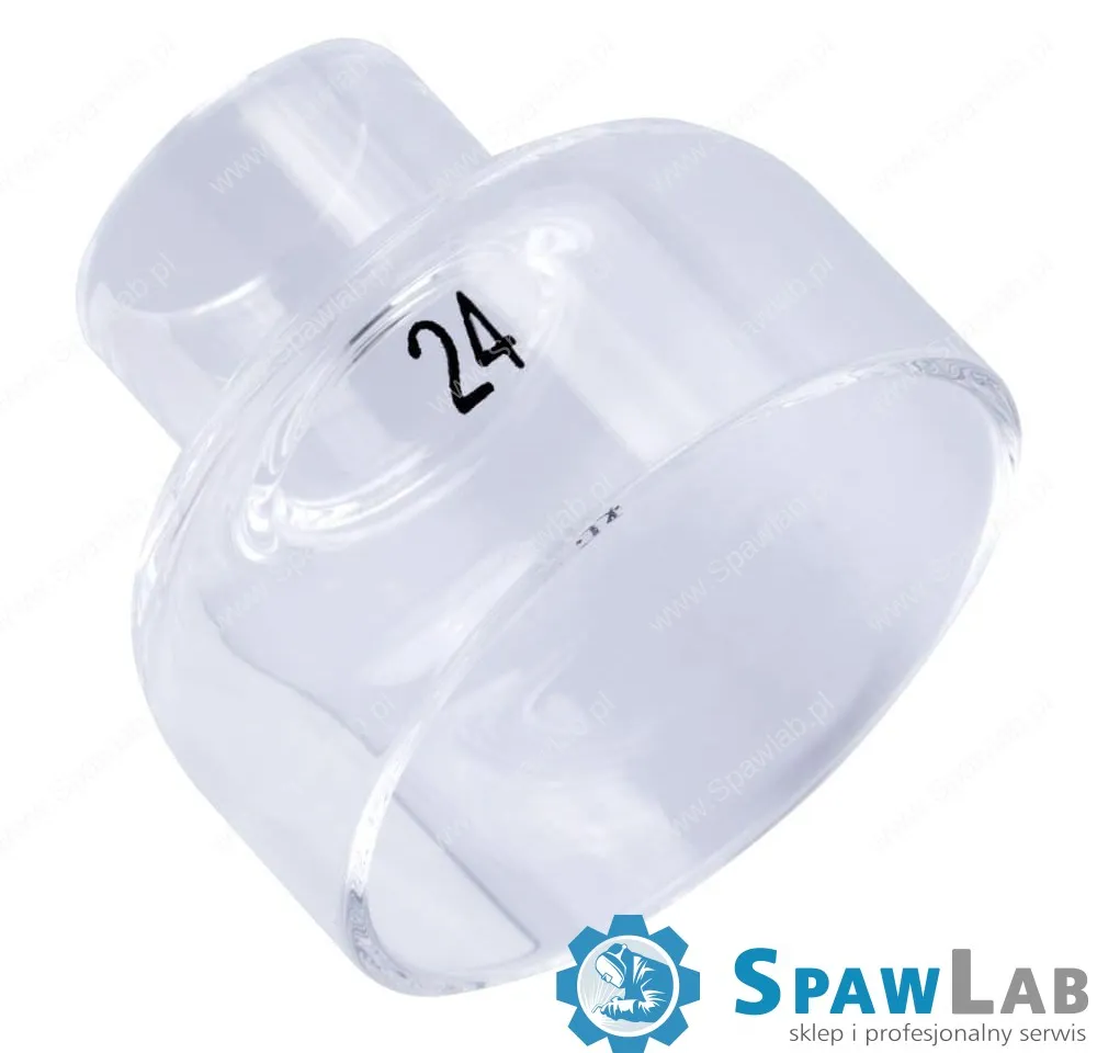 Spartus QUARTZSystem - Soczewka wersja krótka dysza kielich GUARD L #24 [na elektrodę 2.4mm], zdjęcie 3