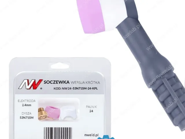 Spartus Soczewka wersja krótka 24/24W #7 [na elektrodę 2.4mm] L=15mm