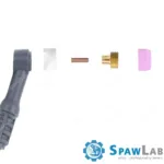 Spartus Soczewka wersja krótka 24/24W #7 [na elektrodę 2.4mm] L=15mm, zdjęcie 3