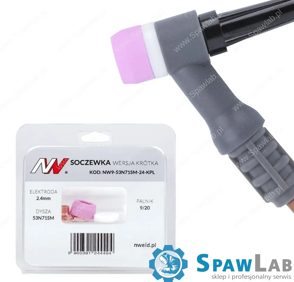 Spartus Soczewka wersja krótka 9/20 #7 [na elektrodę 2.4mm] L=15mm