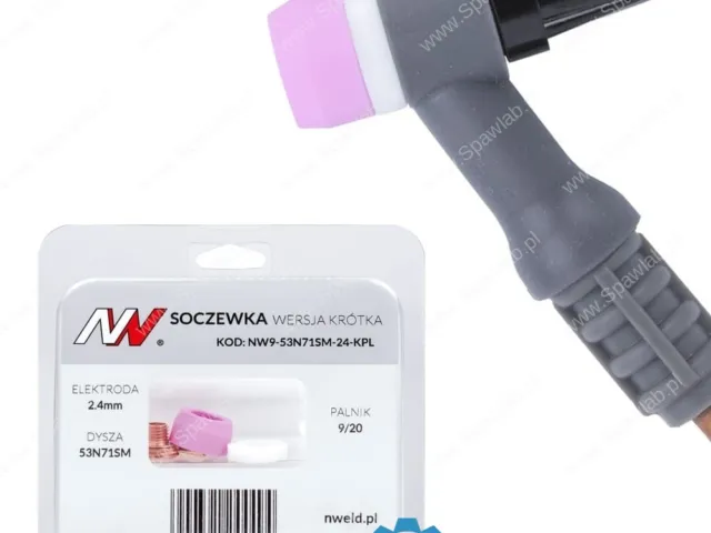Spartus Soczewka wersja krótka 9/20 #7 [na elektrodę 2.4mm] L=15mm