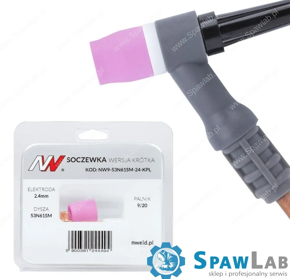 Spartus Soczewka wersja krótka 9/20 #7 [na elektrodę 2.4mm] L=23.5mm