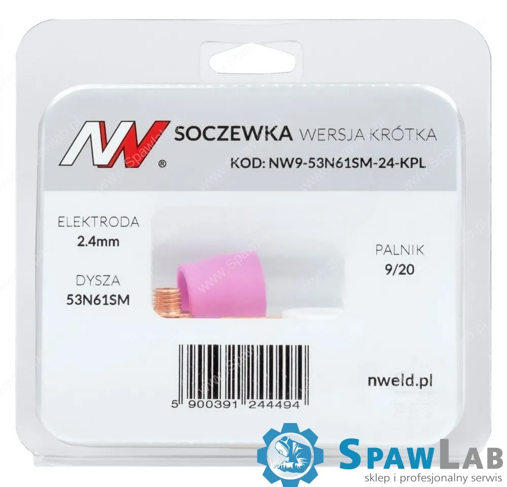 Spartus Soczewka wersja krótka 9/20 #7 [na elektrodę 2.4mm] L=23.5mm, zdjęcie 4