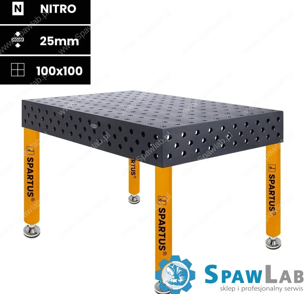 Spartus Stół spawalniczy Spartus Maximus 3D 1500x1000x200mm | D28 | 4 nogi ze stopami L=650mm