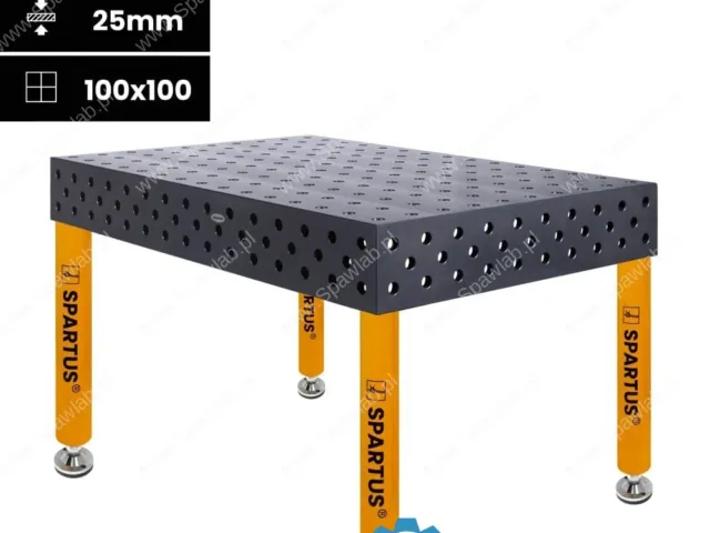Spartus Stół spawalniczy Spartus Maximus 3D 1500x1000x200mm | D28 | 4 nogi ze stopami L=650mm