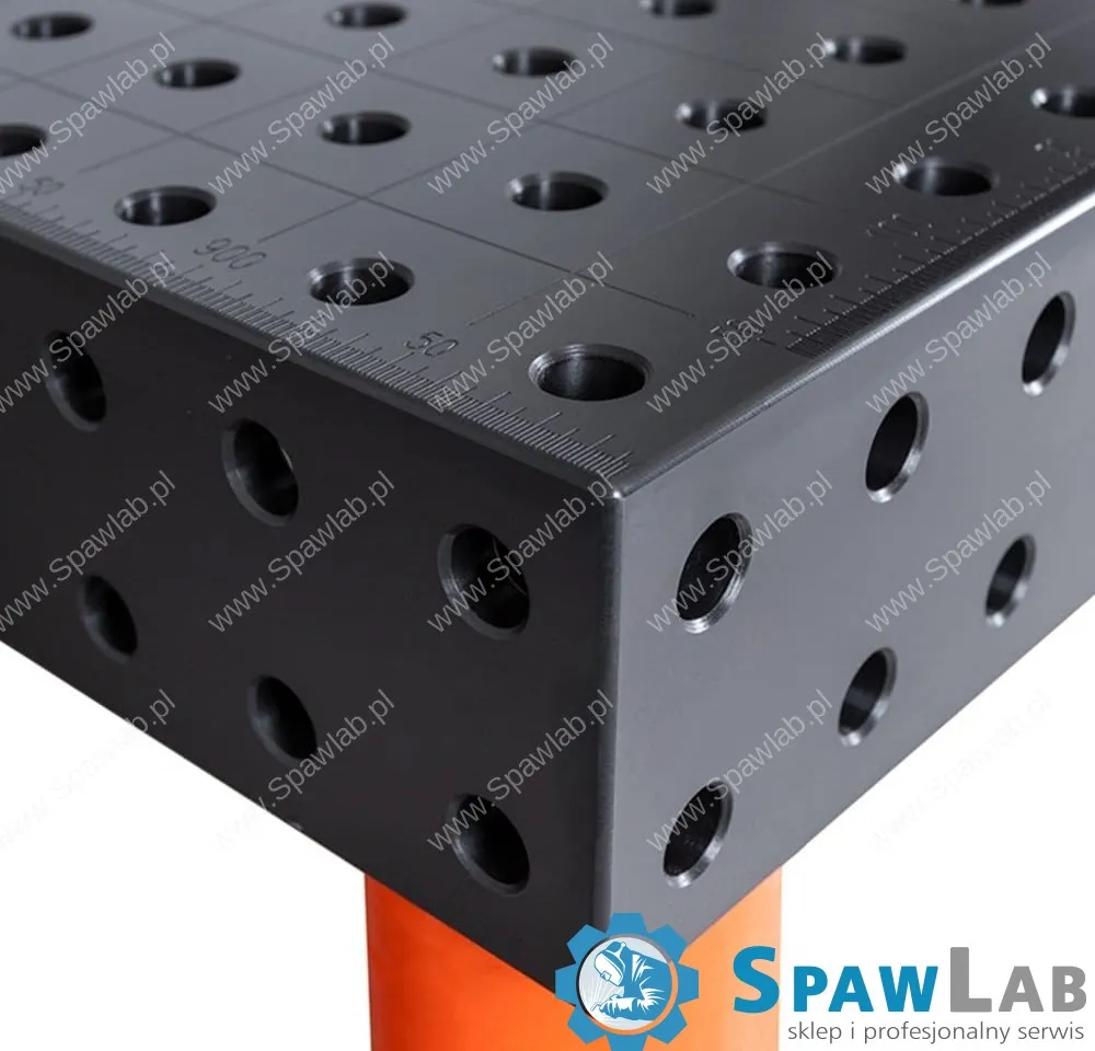 Spartus Stół spawalniczy Spartus Maximus 3D 2000x1000x100mm | system D16 | 4 nogi z kółkami L=650mm, zdjęcie 3