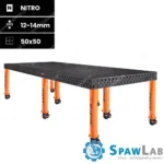 Spartus Stół spawalniczy Spartus Maximus 3D 3000x1500x100mm | system D16 | 8 nóg z kółkami L=650mm