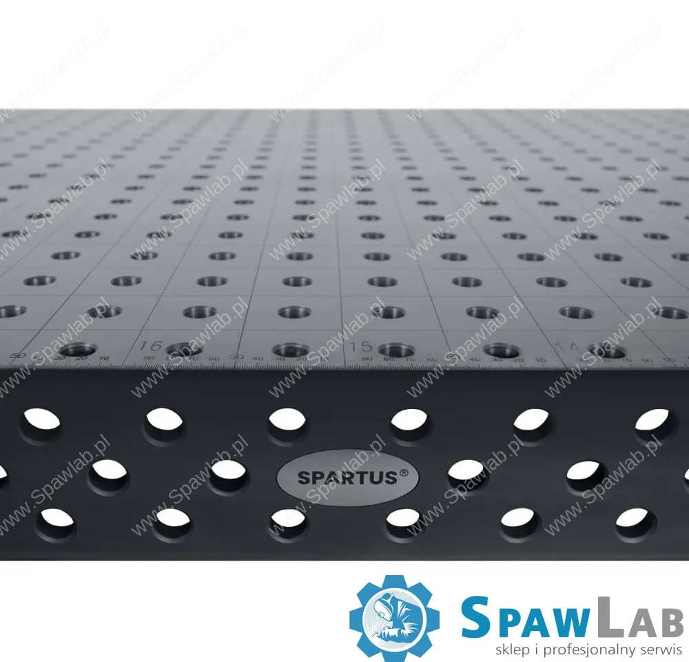 Spartus Stół spawalniczy Spartus Maximus 3D 3000x1500x100mm | system D16 | 8 nóg z kółkami L=650mm, zdjęcie 2