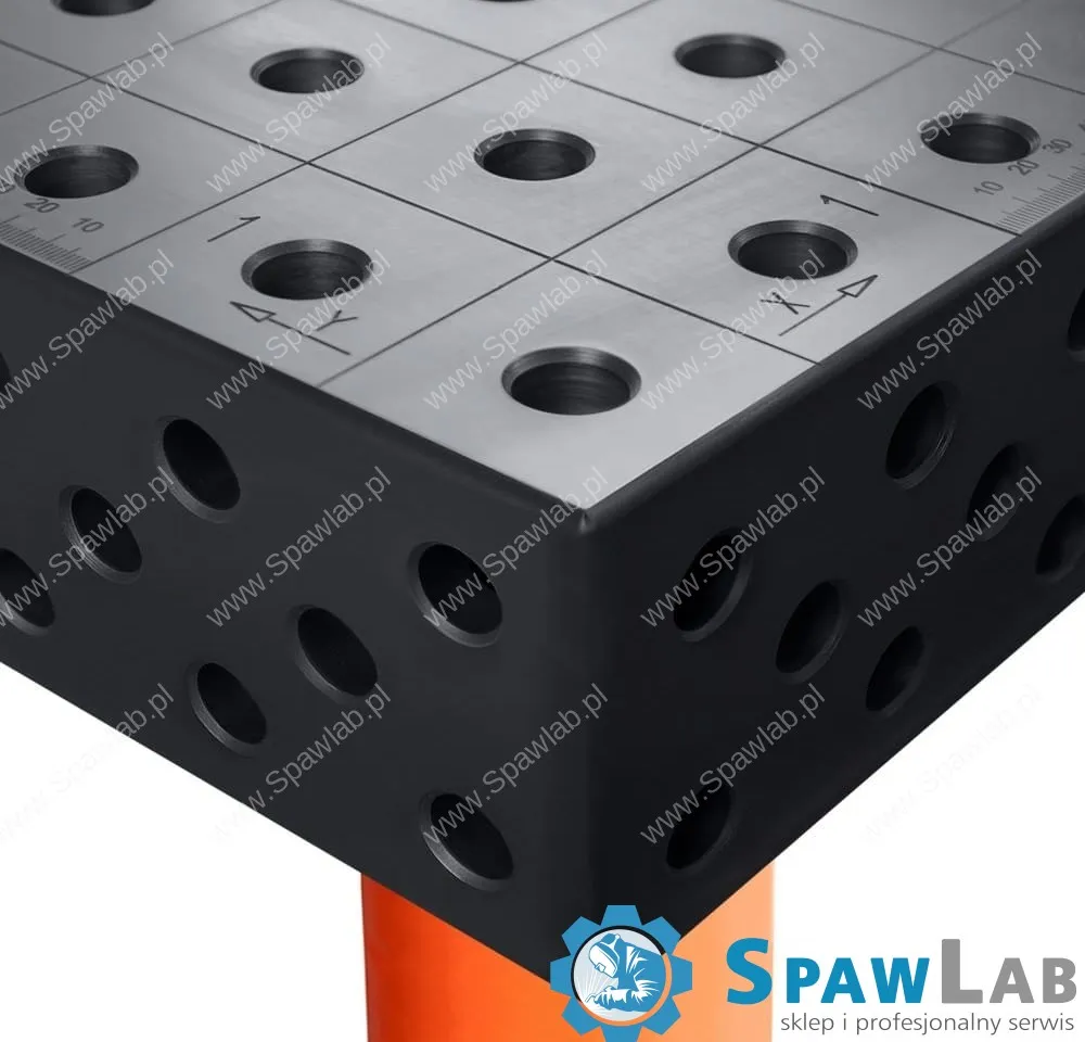 Spartus Stół spawalniczy Spartus Maximus 3D 3000x1500x100mm | system D16 | 8 nóg z kółkami L=650mm, zdjęcie 3