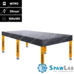 Spartus Stół spawalniczy Spartus Maximus 3D 3000x1500x200mm | D28 | 6 nóg ze stopami L=650mm
