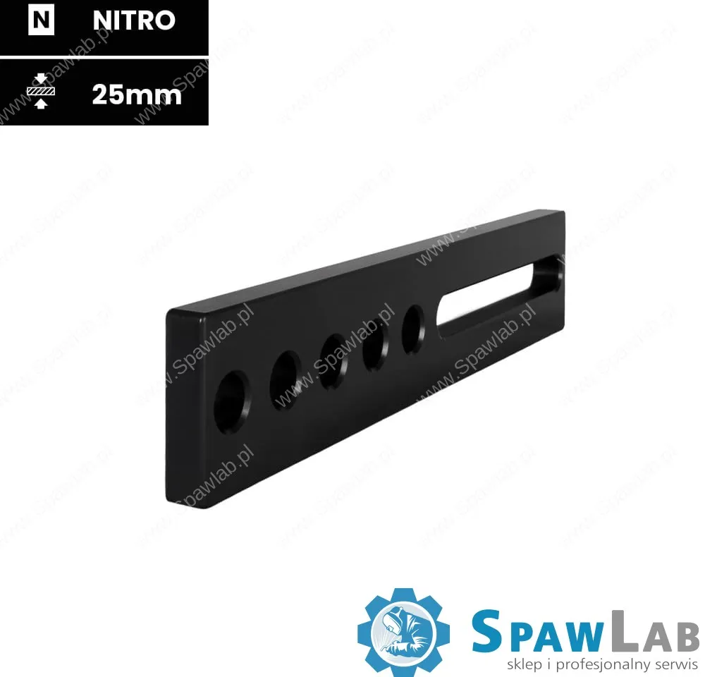 Spartus Stoper 500x100x25mm otwory/slot Azotowany