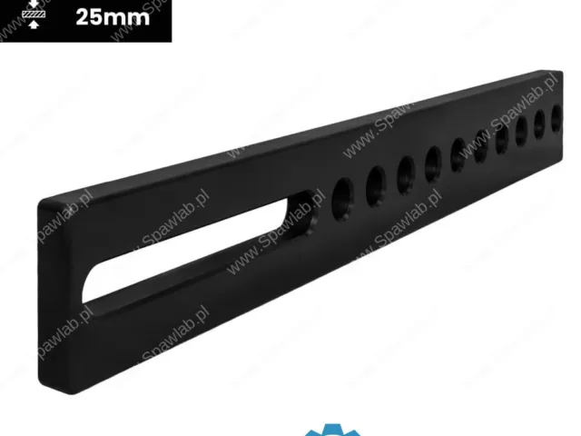 Spartus Stoper 750x100x25mm otwory/slot Azotowany
