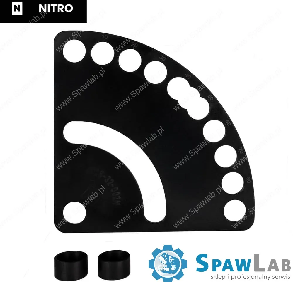 Spartus Szablon montażowy 250x150x5mm azotowany