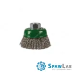 Spartus Szczotka doczołowa fi 65mm, drut nierdzewny falisty 0,3mm, gwint M14, zdjęcie 2