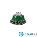 Spartus Szczotka doczołowa fi 65mm, drut nierdzewny splatany 0,35mm, gwint M14, zdjęcie 2