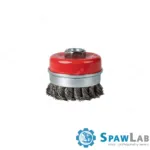Spartus Szczotka doczołowa fi 65mm, drut stalowy splatany 0,5mm, gwint M14, zdjęcie 2