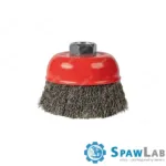 Spartus Szczotka doczołowa fi 85mm, drut stalowy falisty 0,3mm, gwint M14, zdjęcie 2
