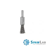 Spartus Szczotka pędzelkowa fi 12mm, drut nierdzewny falisty 0,3mm, trzpień 6mm, zdjęcie 2