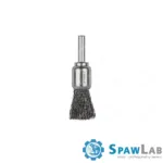 Spartus Szczotka pędzelkowa fi 17mm, drut stalowy falisty 0,3mm, trzpień 6mm, zdjęcie 2