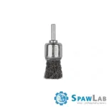 Spartus Szczotka pędzelkowa fi 25mm, drut stalowy falisty 0,3mm, trzpień 6mm, zdjęcie 2