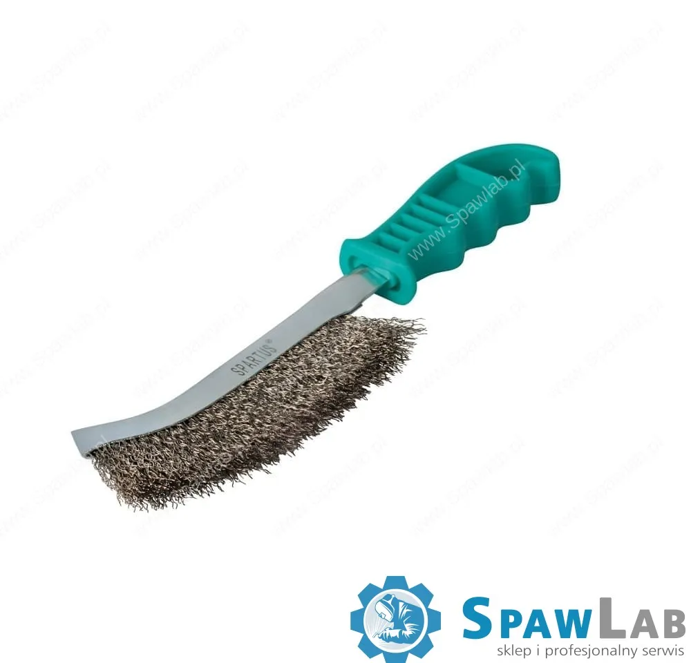 Spartus Szczotka ręczna 1-rzędowa drut nierdzewny falisty 0,3mm