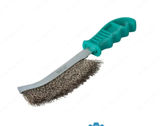 Spartus Szczotka ręczna 1-rzędowa drut nierdzewny falisty 0,3mm