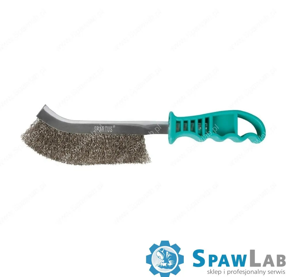 Spartus Szczotka ręczna 1-rzędowa drut nierdzewny falisty 0,3mm, zdjęcie 2
