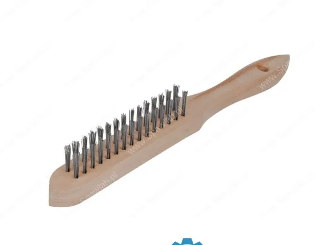 Spartus Szczotka ręczna 2-rzędowa drut nierdzewny 0,3mm