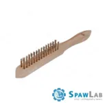 Spartus Szczotka ręczna 2-rzędowa drut stalowy mosiądzowany 0,3mm