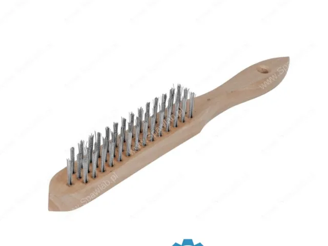 Spartus Szczotka ręczna 3-rzędowa drut nierdzewny 0,3mm