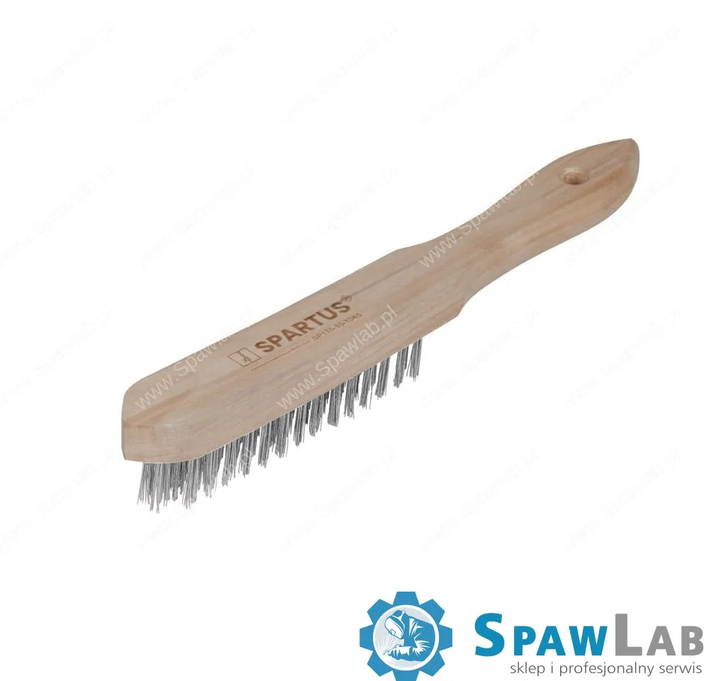 Spartus Szczotka ręczna 4-rzędowa drut nierdzewny 0,3mm, zdjęcie 2