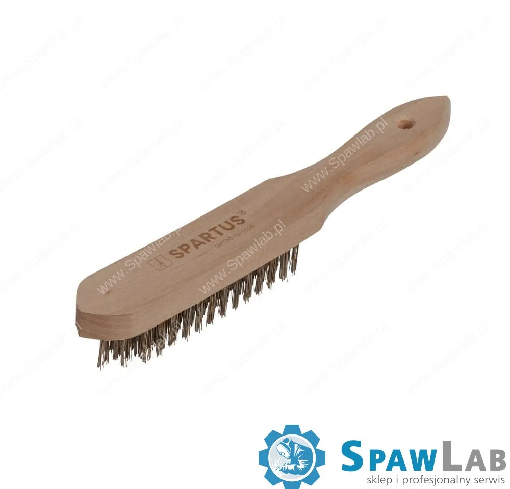 Spartus Szczotka ręczna 5-rzędowa drut stalowy mosiądzowany 0,3mm, zdjęcie 2