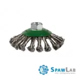 Spartus Szczotka stożkowa fi 115mm, drut nierdzewny splatany 0,5mm, gwint M14, zdjęcie 2