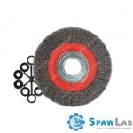 Spartus Szczotka tarczowa fi 150x25mm, drut stalowy falisty 0,3mm, zdjęcie 2