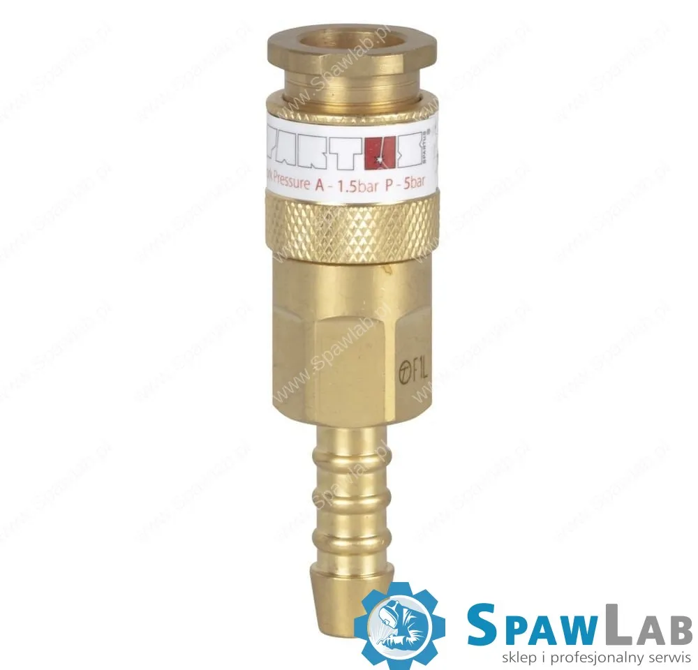 Spartus Szybkozłączka przypalnikowa - gniazdo na wąż fi 8,0mm (gaz palny)