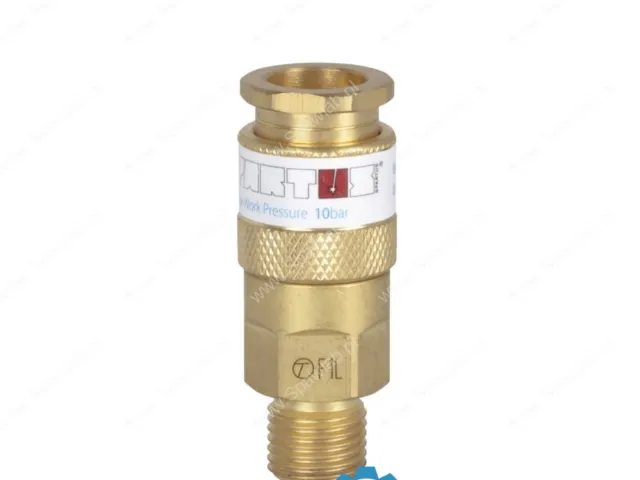 Spartus Szybkozłączka przypalnikowa - gniazdo z gwintem zew. G 1/4”RH (tlen)