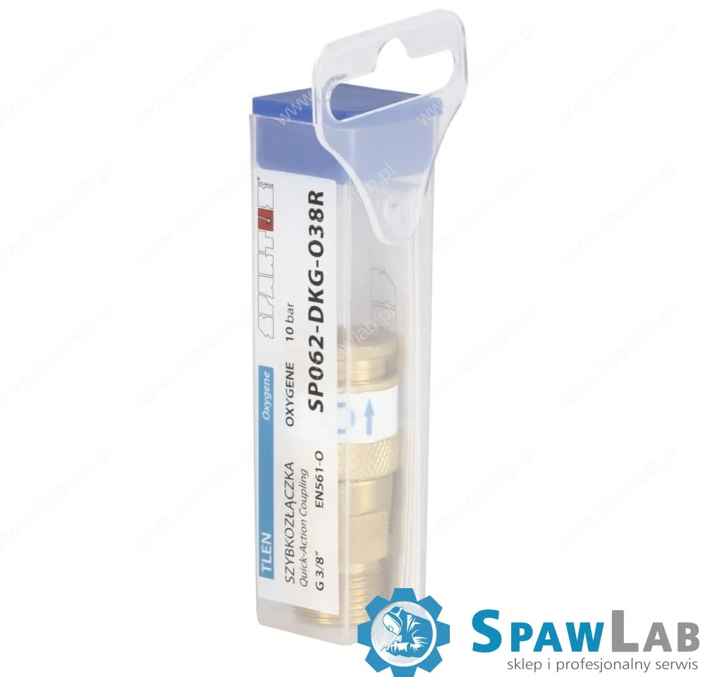 Spartus Szybkozłączka przypalnikowa - gniazdo z gwintem zew. G 3/4” (tlen), zdjęcie 2