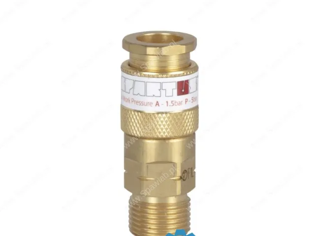 Spartus Szybkozłączka przypalnikowa - gniazdo z gwintem zew. G 3/8”LH (gaz palny)