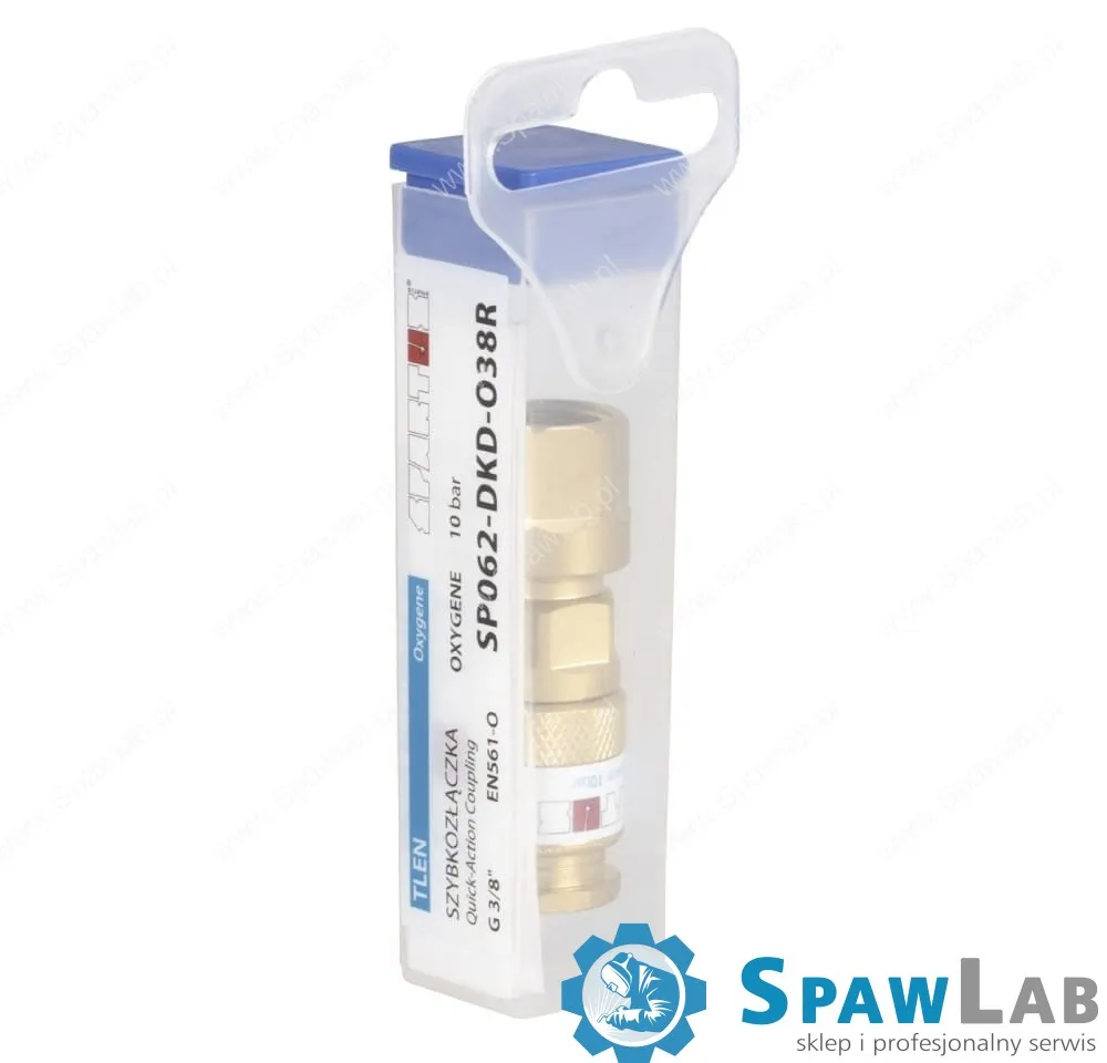 Spartus Szybkozłączka przyreduktorowa - gniazdo z gwintem wew. G 3/8”RH (tlen), zdjęcie 2