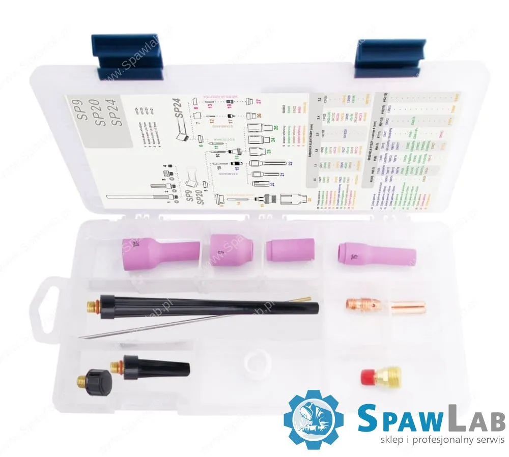 Spartus TIG BOX STANDARD 9/20 zestaw na elektrodę 3.2mm