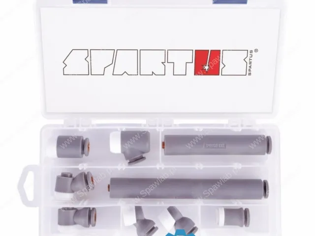 Spartus TIG BOX zestaw główek i przedłużek do palnika SP155F/SP225F/235F