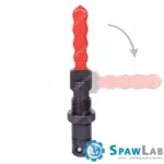Spartus Trzpień szybkomocujący z rączką fi 28x50mm, zdjęcie 2