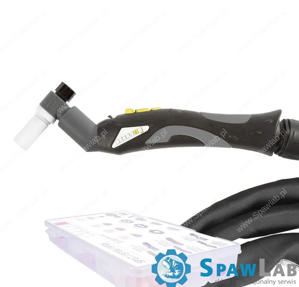 Spartus Uchwyt ręczny TIG 250RA (główka 9-90R) 8m, seria Spartus Pro, mini 4B, pakiet x, z przyłączem Spartus®