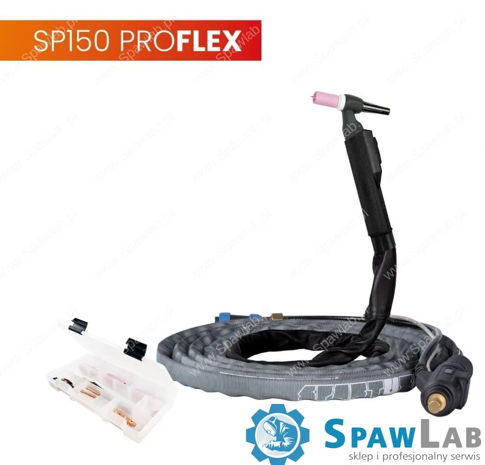 Spartus Uchwyt TIG 150, 4m, seria ProFLEX, mini 1B, pakiet U, SK35, 30cm wężyka, Rec6