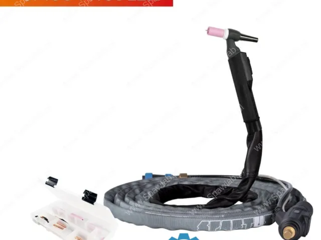 Spartus Uchwyt TIG 150, 4m, seria ProFLEX, mini 1B, pakiet U, SK35, 30cm wężyka, Rec6